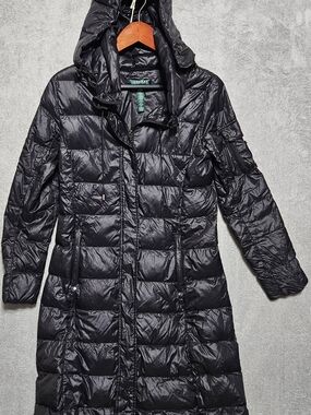 Lauren Ralph Lauren Women’s XS Long Down Coat Quilted Puffer Jacket w/ Hood